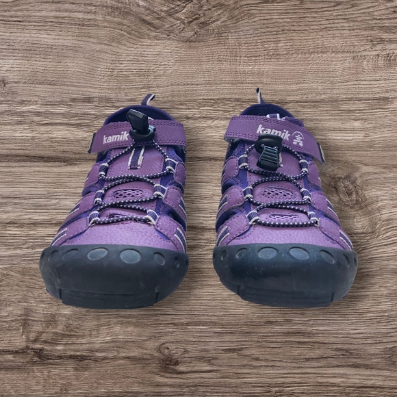 Kamik Crab Sz 6 Purple Sandals Cloaed-Toe Woman Youth Gorpcore Hiking Outdoor - Picture 3 of 13